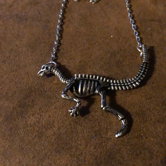 handmade Jewelry - Dinosaur statement necklace
